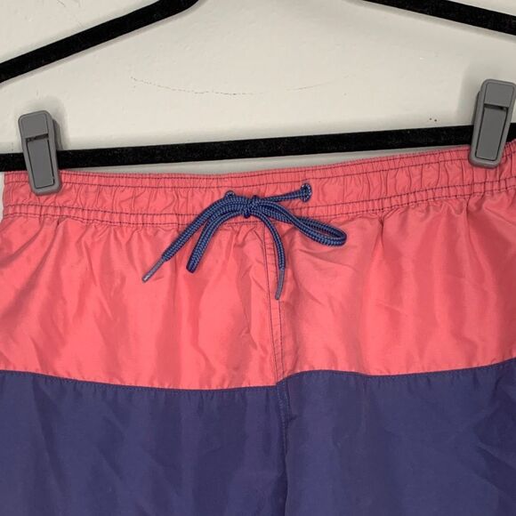 Vineyard Vines Coral And Navy Boys Size 16 Swim Shorts - Picture 3 of 11